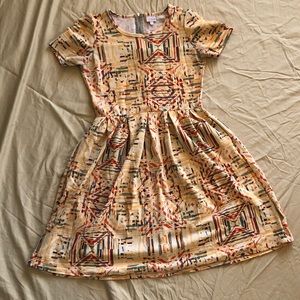 Yellow LuLaRoe Amelia Dress